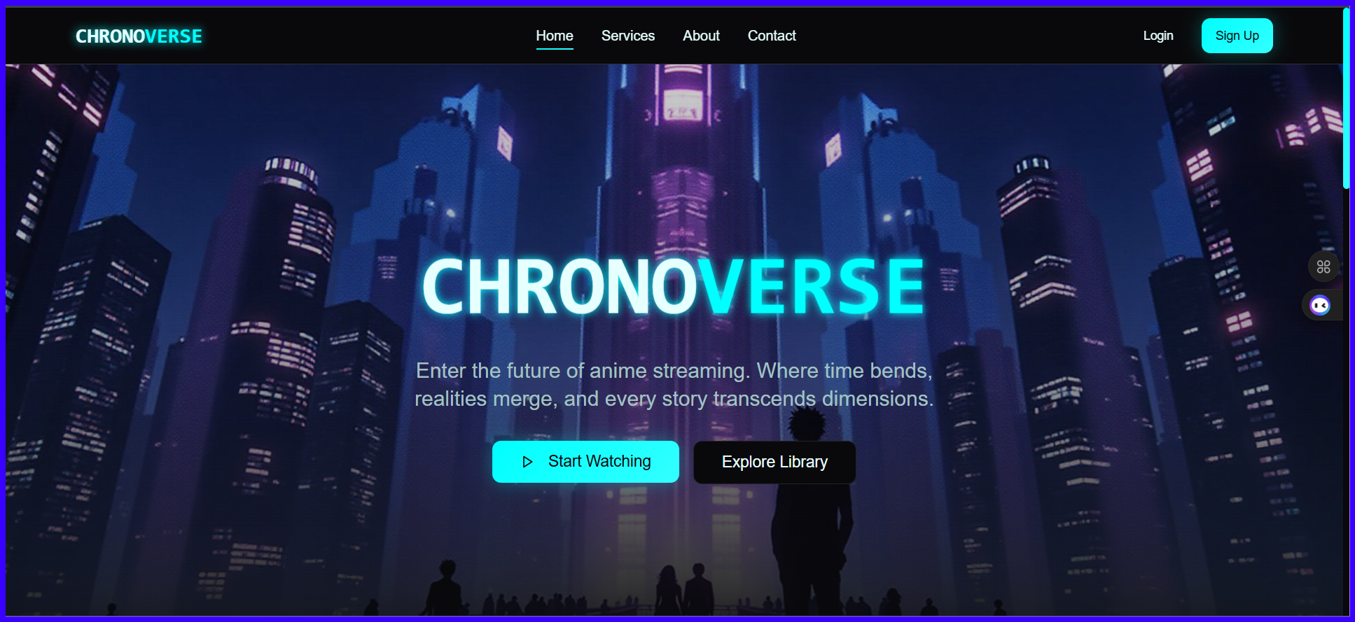 Anime-Themed Website cover